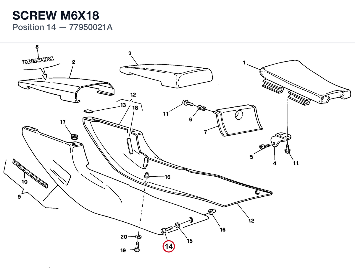 SCREW M6X18