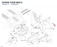 SCREW TCEIR M6X12 77950041B diagram position