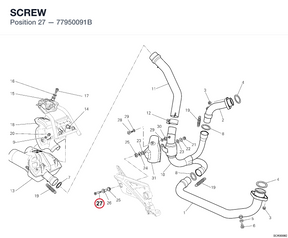 SCREW 77950091B diagram position