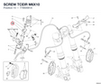 SCREW TCEIR M6X10 77950591A diagram position
