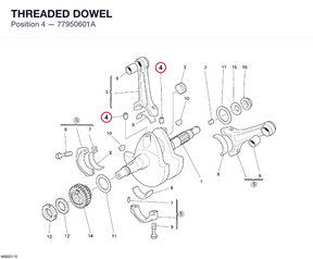 THREADED DOWEL 77950601A diagram position