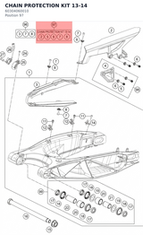 Diagram preview: CHAIN PROTECTION KIT  13-14 (60304060010)