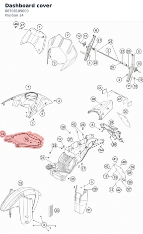 Diagram preview: Dashboard cover (60708105000)