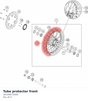 Diagram preview: Tube protector front (28109073000)
