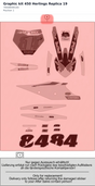 Diagram preview: Graphic kit 450 Herlings Replica 19 (79508099100)