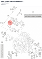 Diagram preview: OIL PUMP DRIVE WHEEL 07 (75032050001)