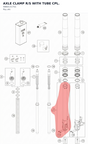 Diagram preview: AXLE CLAMP R/S WITH TUBE CPL. (48601317S1)
