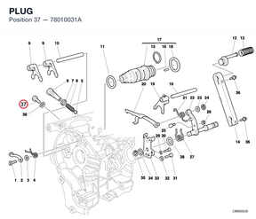 PLUG 78010031A diagram position