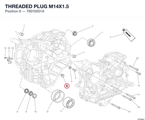 THREADED PLUG M14X1.5 78010051A diagram position