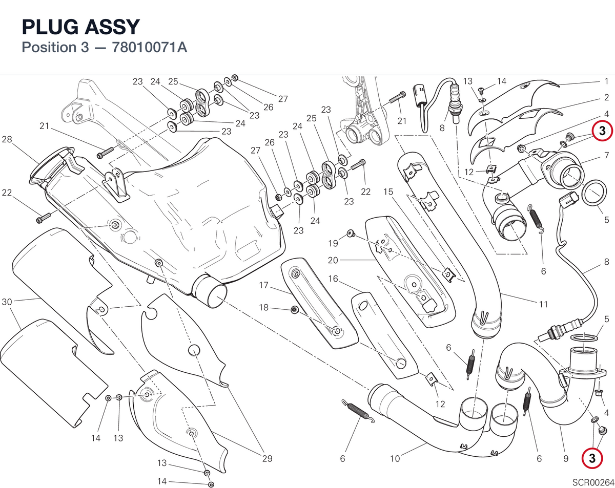 PLUG ASSY 78010071A diagram position