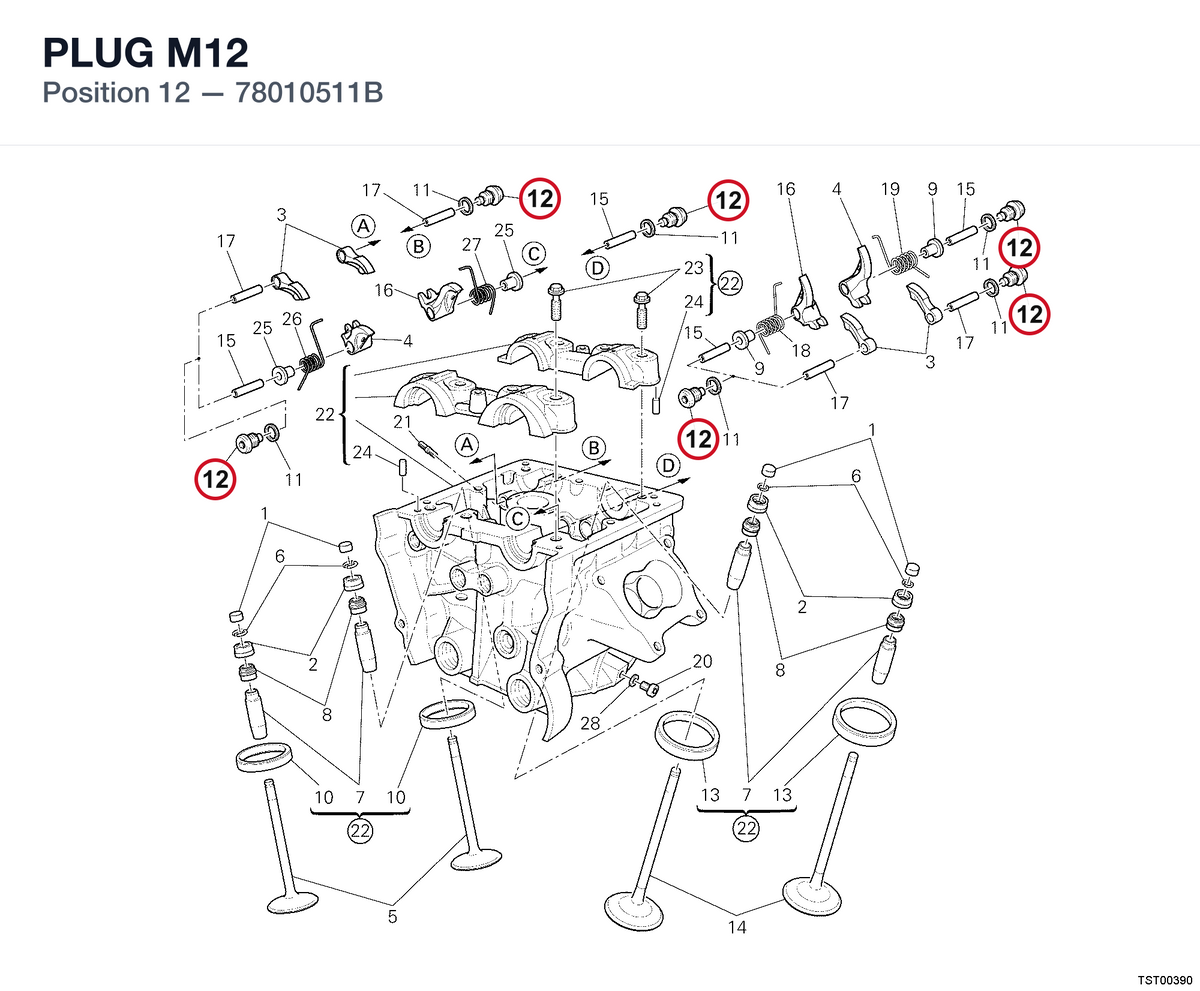 PLUG M12 78010511B diagram position