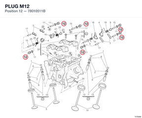PLUG M12 78010511B diagram position