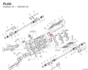 PLUG 78010511G diagram position