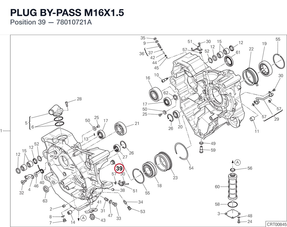 PLUG BY-PASS M16X1.5 78010721A diagram position