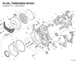 PLUG, THREADED M10X1 78011281A diagram position