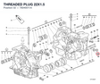 THREADED PLUG 22X1.5