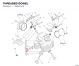 THREADED DOWEL 78050101A diagram position