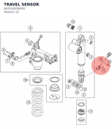 Diagram preview: TRAVEL SENSOR (A62416058000)