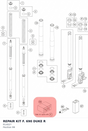 Diagram preview: REPAIR KIT F. 690 DUKE R (R14027)