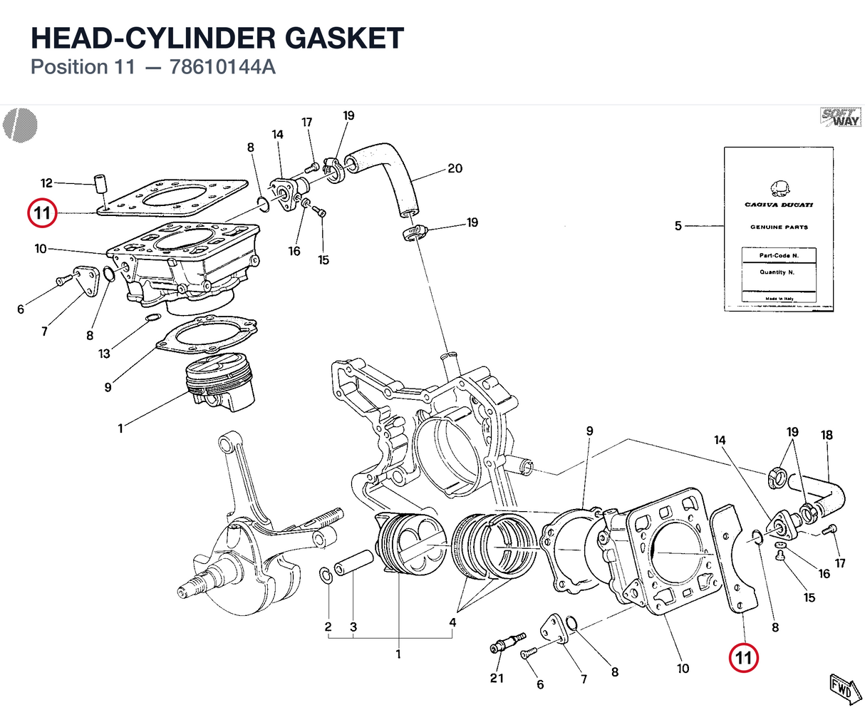 HEAD-CYLINDER GASKET