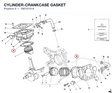 CYLINDER-CRANKCASE GASKET