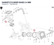 GASKET,CYLNDER BASE 0.4 MM