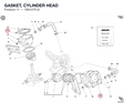GASKET, CYLINDER HEAD