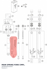 Diagram preview: MAIN SPRING FORK CMPL. (S809800002S0000)