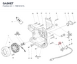 GASKET 78810121A diagram position