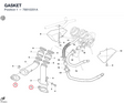 GASKET 78810201A diagram position