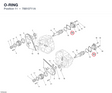 O-RING 78810711A diagram position