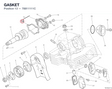GASKET 78811111C diagram position