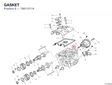 GASKET 78811211A diagram position