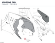 ADHESIVE PAD 78811681A diagram position