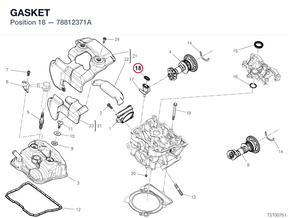 GASKET 78812371A diagram position