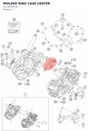 Diagram preview: MOLDED RING CASE CENTER (61230039100)