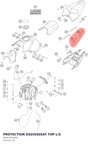 Diagram preview: PROTECTION SOZIUSSEAT TOP L/S (90507055000)