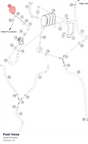 Diagram preview: Fuel hose (93807015000)