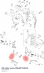 Diagram preview: HH collar screw M8x20 TX40 SL (0025080206S)