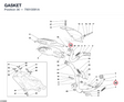 GASKET 79010091A diagram position