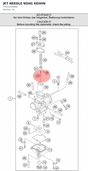 Diagram preview: JET NEEDLE N5HG  KEIHIN (47031034000)