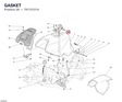 GASKET 79110121A diagram position