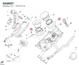 GASKET 79110171A diagram position