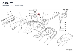 GASKET 79110201A diagram position
