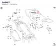 GASKET 79110211A diagram position