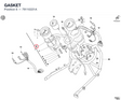 GASKET 79110221A diagram position