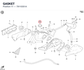 GASKET 79110351A diagram position