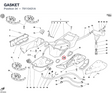 GASKET 79110431A diagram position