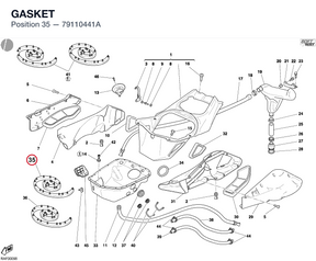 GASKET 79110441A diagram position