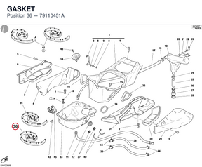 GASKET 79110451A diagram position